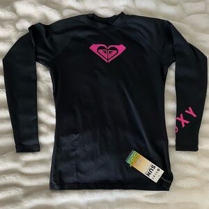 ROXY Long Sleeve Rash Guard Juniors Size Large/10 Brand New